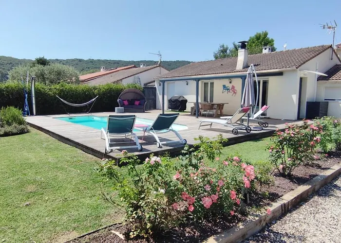 Charmant Studio Climatise Avec Parking, Terrasse Et Piscine